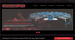 Desktop Screenshot of absolutescreenprint.com